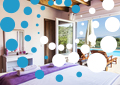 Thumb villa manos lygia lefkada greece accommodation bedroom with pool view